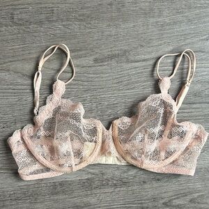 La Perla Lace Bralette - Soft Pink